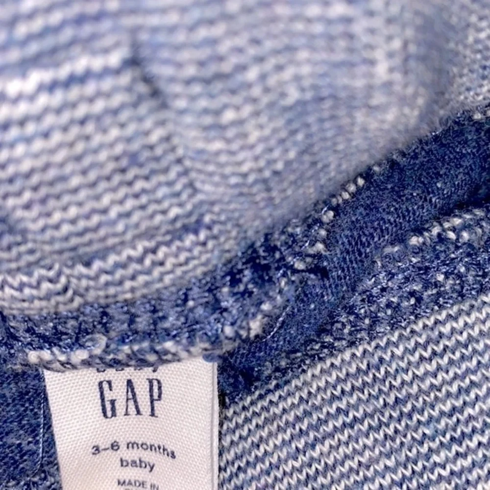 Gap blue jogger sweatpants size 3-6 months